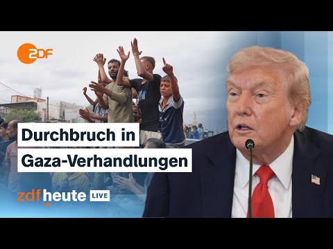 Trumps Gaza-Plan: Was hinter der Einigung zwischen Israel und Hamas steckt | ZDFheute live
