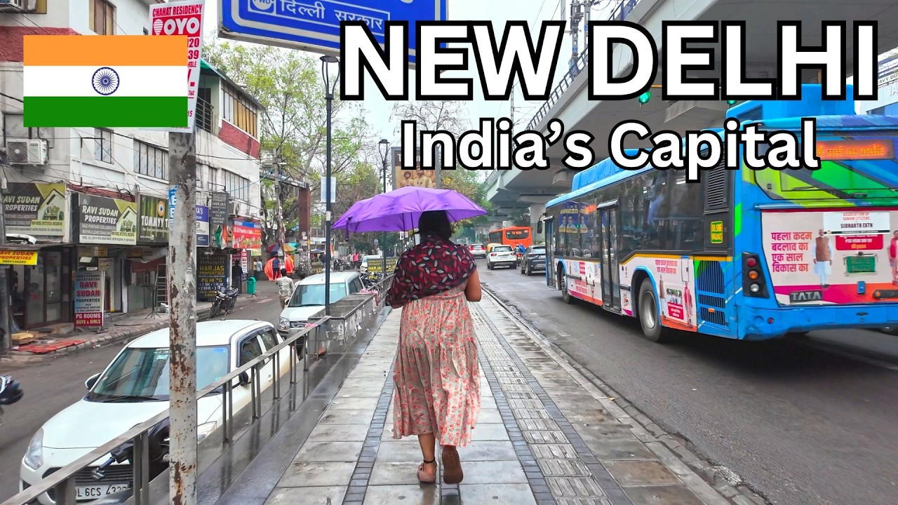 Immersive street-level walking tour through Patel Nagar, India, showcasing authentic urban landscapes, local architecture, and the vibrant atmosphere of the city's neighborhoods