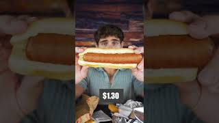 I Ate The Cheapest Food In America For The Entire Day 🍕🌭  #Shorts