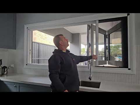 #retractable #flyscreen #magnetic #bifold doors #bifold window www.flyscreensaustralia.com.au