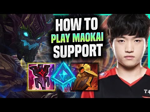 LEARN HOW TO PLAY MAOKAI SUPPORT LIKE A PRO! - T1 Keria Plays Maokai Support vs Alistar! |