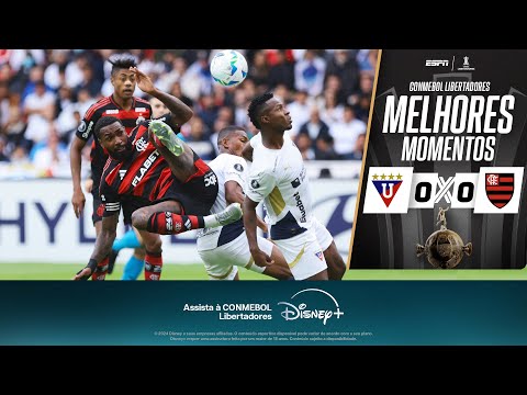 Flamengo struggles, but TIES with LDU at altitude in the Libertadores | Highlights