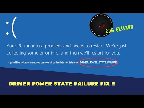 driver power state failure windows 10 2022