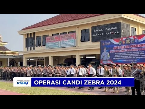 POLRES GROBOGAN GELAR  APEL PASUKAN OPERASI CANDI ZEBRA 2024