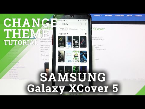 How to Change Device Theme on SAMSUNG Galaxy XCover 5 – Apply New Device Theme