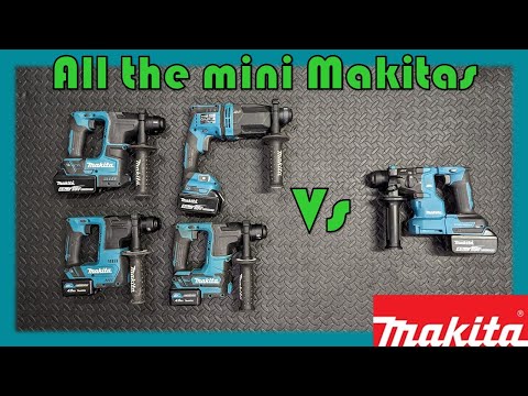 Mini Makita rotary hammer showdown (DHR183 vs the rest)