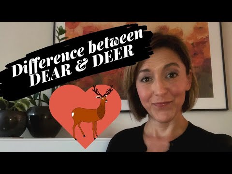 Part of a video titled How to Pronounce DEER & DEAR - English Pronunciation Lesson