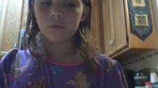 9 year old singing Chitty bang  by erika costell.  I love you erika