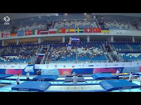 Kirill KOZLOV (RUS) - 2021 junior European bronze medallist, Trampoline