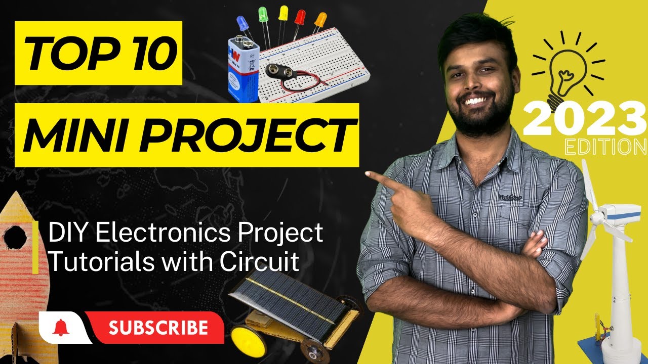 10 Mini Projects using 555 Timer or Op-amp IC