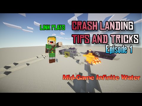 Minecraft: FTB Crash Landing Tips & Tricks (Modded Minecraft) | E1 | Mid-Game Infinite Water