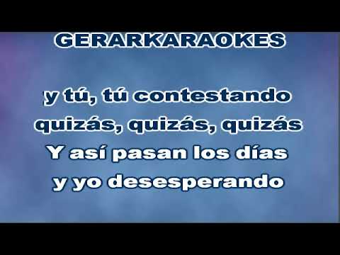Quizás, quizás, quizás - Andrea Bocelli - Karaoke