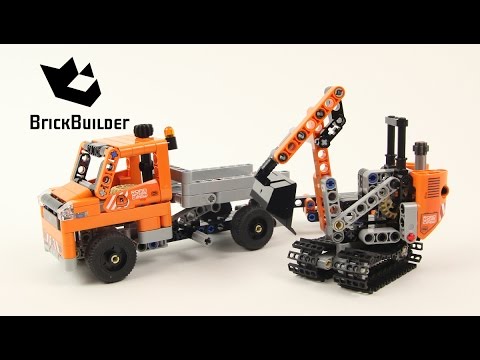 Vidéo LEGO Technic 42060 : L’équipe de réparation routière