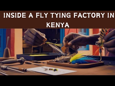 BEHIND THE SCENES of our fly tying factory | FACTORY TOUR IN KENYA