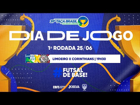 Taça Brasil Sub20 Masc. Divisão Especial - Limoeiro Futsal x Corinthians - 1ª Rodada - Ao Vivo