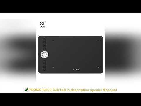 XPPen Deco 02 Graphics Drawing Tablet Pen Tablet with P06 Battery-Free Passive Stylus and Shortcut K