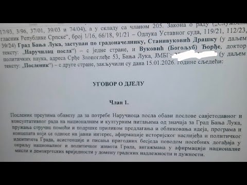 UHVAĆENI NA DJELU kako je plaćenik ĐORĐE VUKOVIĆ postao u tajnosti savjetnik Stanivukovića za 2500KM