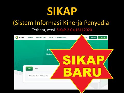    SIKAP terbaru versi 2.0 tahun 2020