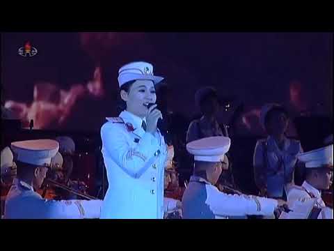 New Year's Concert of Moranbong Band & State Merited Chorus  Juche 107 2018