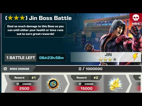 Tekken Mobile - ☆☆☆Jin Boss Event Trick