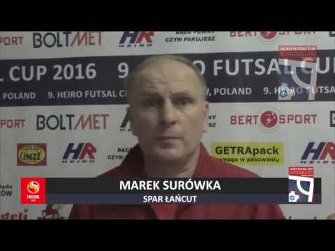 9. HFC 2016 - Wywiad z Markiem Surówką (SPAR Łańcut) po mecz z Poloią