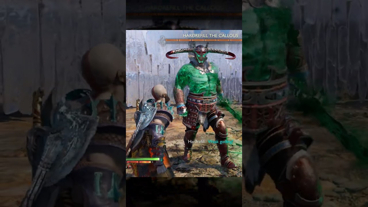 Ghost Of Sparta💀🔥 Vs Hardrefill The Callous Gow Ragnarok #gaming #godofwar