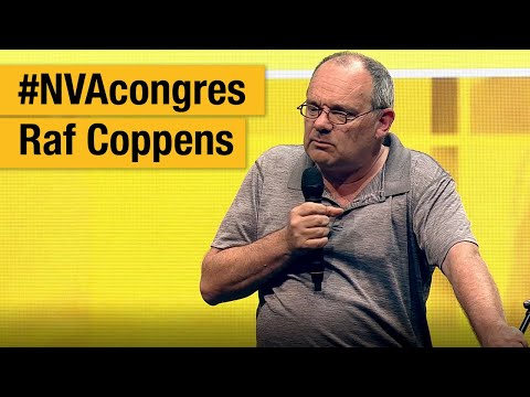 Raf Coppens op het N-VA-congres