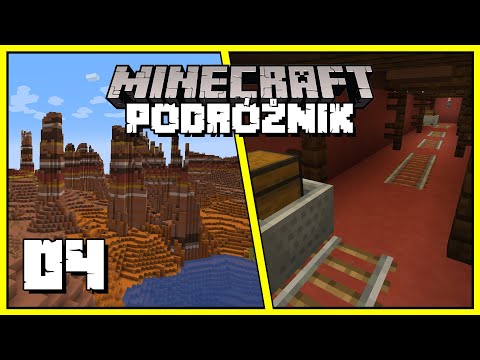 Minecraft Podróżnik #004 - badlands, kopalnie i pierwsze diamenty | Minecraft 1.19.4 Survival