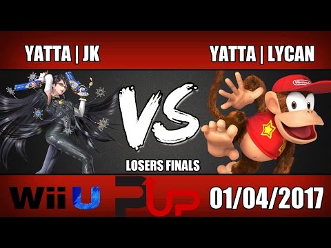 Yatta | JK | (Bayonetta) vs. Yatta | Lycan (Diddy Kong) - Wii U Losers Finals - SOS