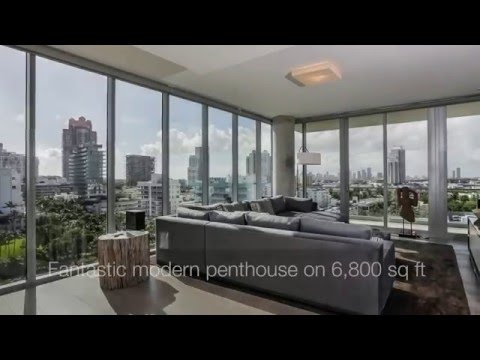 FOR SALE: Luxury Penthouse at 321 Ocean Drive South Beach Miami, Florida by Verzun