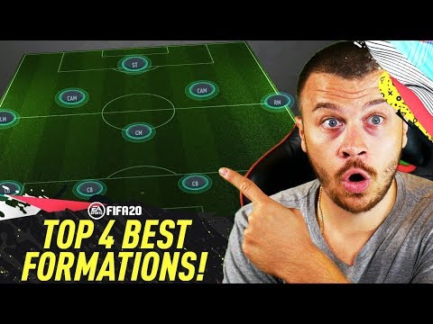 FIFA 20 BEST FORMATIONS & TACTICS in ULTIMATE TEAM! TOP 4 MOST EFFECTIVE FORMATIONS TUTORIAL