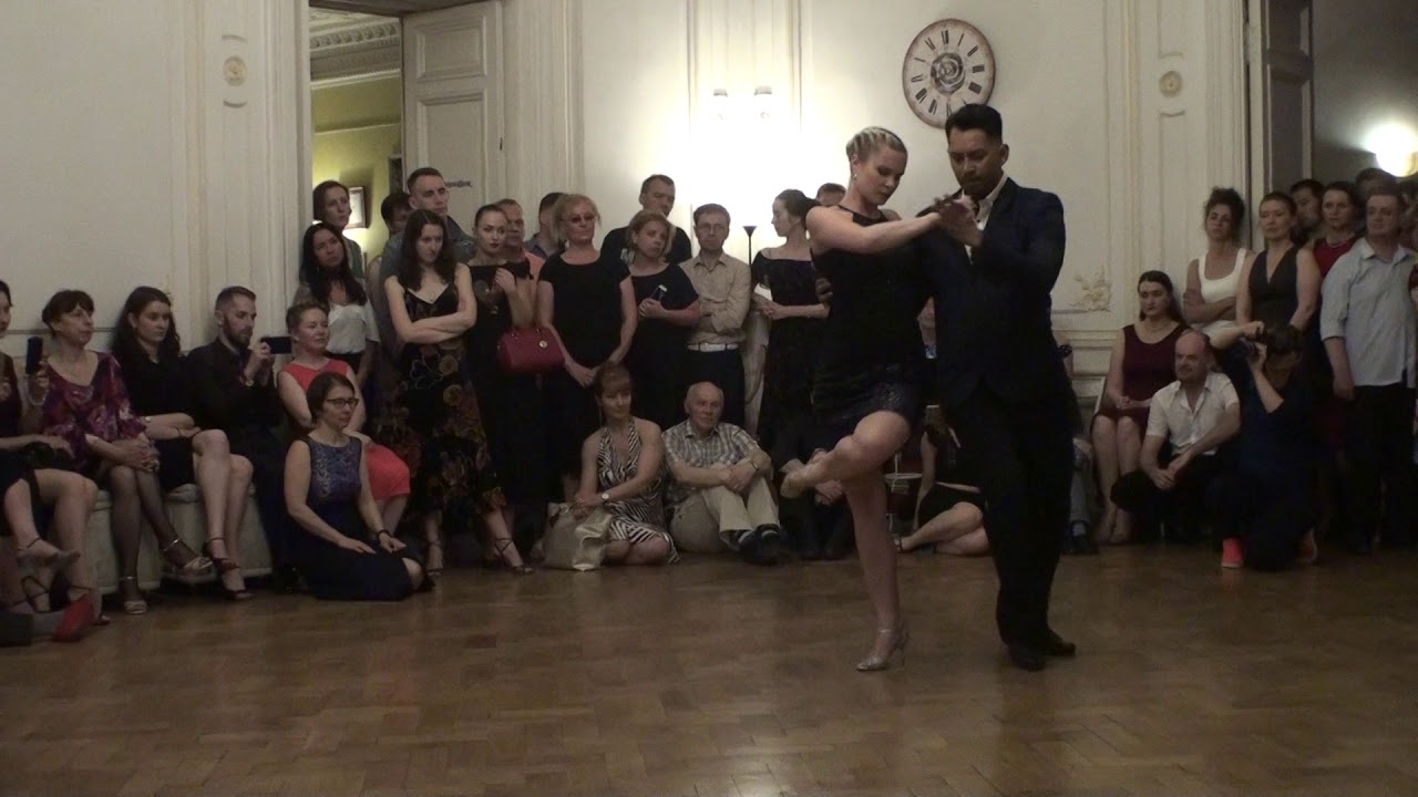 Sara Westin y Juan Pablo Canavire in EdissaDNItango 2018