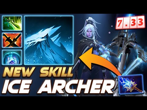 Drow Ranger 7.33 NEW SKILL - Ice Archer - Dota 2 Pro Gameplay [Watch & Learn]