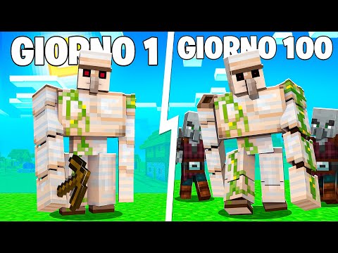 100 GIORNI DA GOLEM SU MINECRAFT