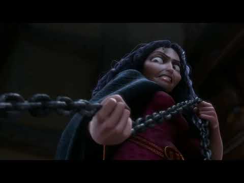 Tangled (2010) Mother Gothel's Defeat