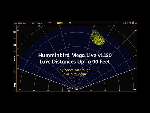 Humminbird Mega Live V1.150 Update - Lure Distances Up To 90 Feet