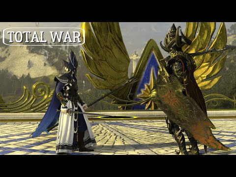Massive Battle | Alliance of Dark Elves, High Elves and Dwarfs  | Total War: WARHAMMER III | sub