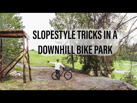 SENDY SUNDAYS #2 - MTB SLOPESTYLE TRICKS IN A DOWNHILL BIKE PARK!