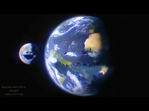 What if Earth Woke Up🌎. The Moon Woke Up Fan animation.🌕 Blender 3D 