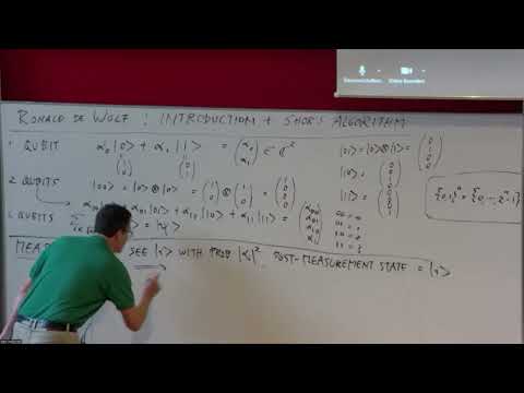 Ronald de Wolf - Lecture 1 - Introduction to Quantum Computing