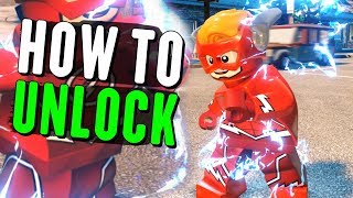 LEGO DC Super Villains - How to Unlock The Flash (Wally West) & Gameplay Showcase