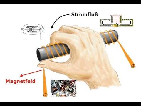 Magnetfeld einer Spule  Feldspule für Azubis und Ausbildung kfz Elektrik Servicetechniker