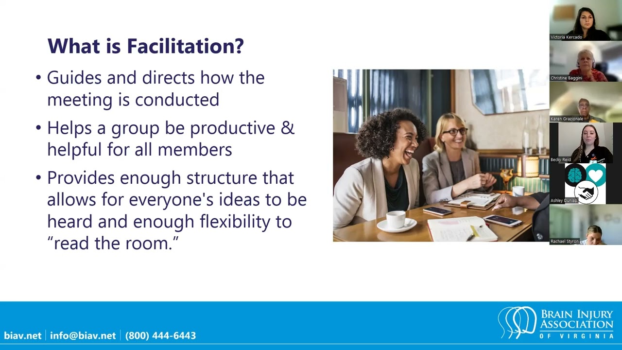 Facilitating Support Groups for People With Brain Injury: Basics and Beyond