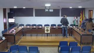 Ple de l'Ajuntament de Corbera de Llobregat.  11 de novembre de 2025