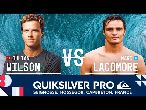 Julian Wilson vs. Marc Lacomare - Round Two, Heat 1 - Quiksilver Pro France 2017