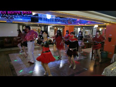 Tus Besitos Salsa 2022 Line Dance(By Hantos Djay)