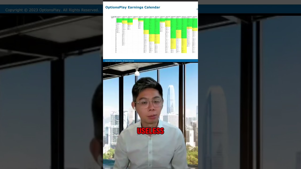 Important things you need to know about EARNINGS CALENDARS 💡