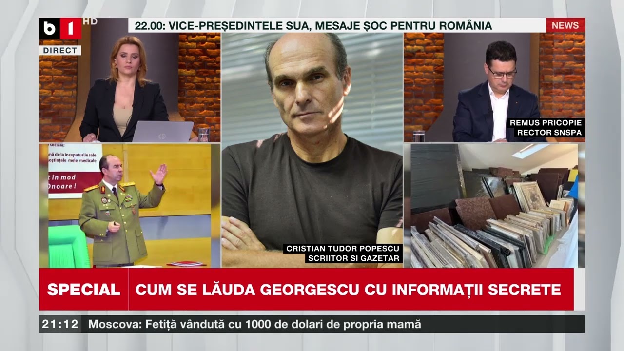 Cristian Tudor Popescu, despre scandalul de corupție de la vârful Armatei Române: "Este știrea zilei