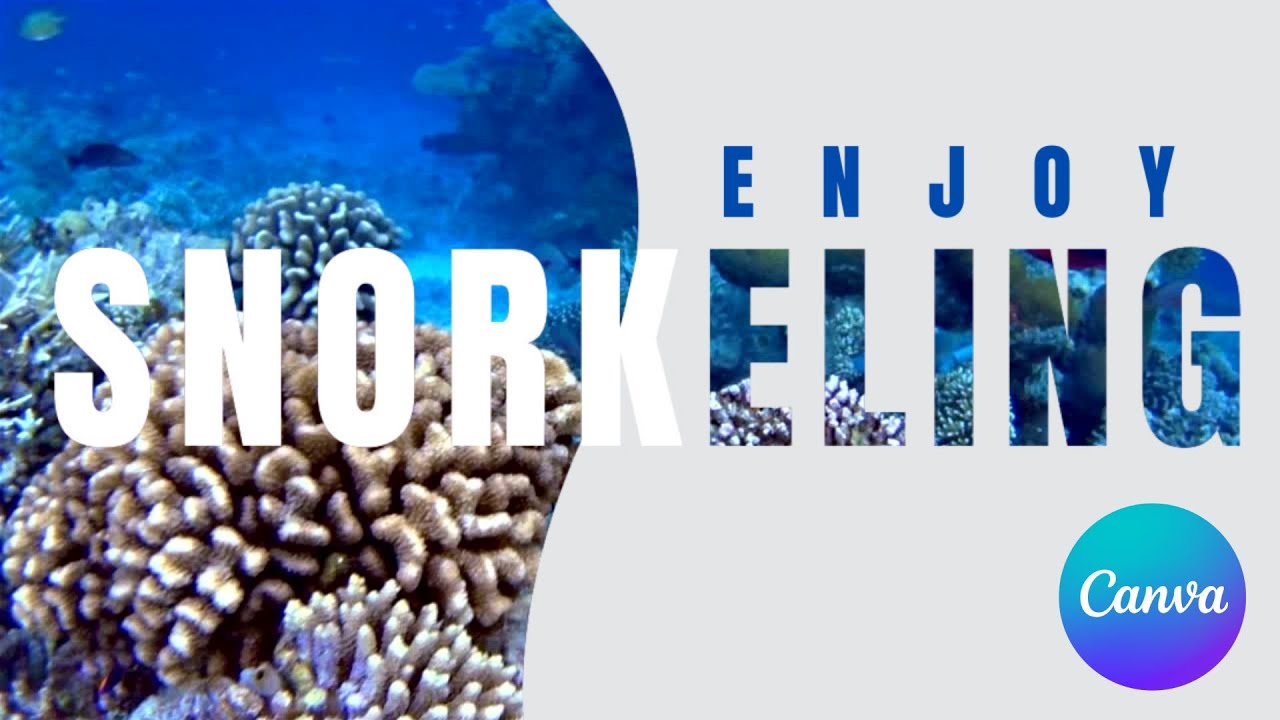 Canva Text Masking  Tutorial