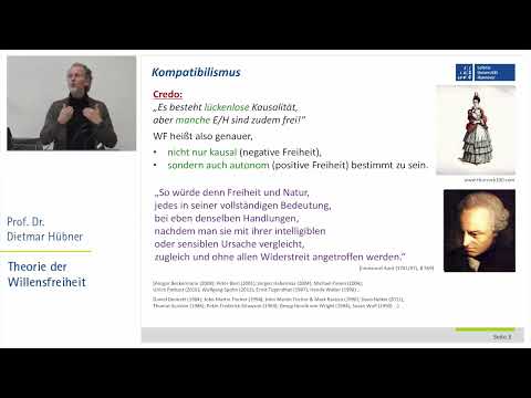 Theorie der Willensfreiheit, Teil 2: Die wichtigsten Positionen